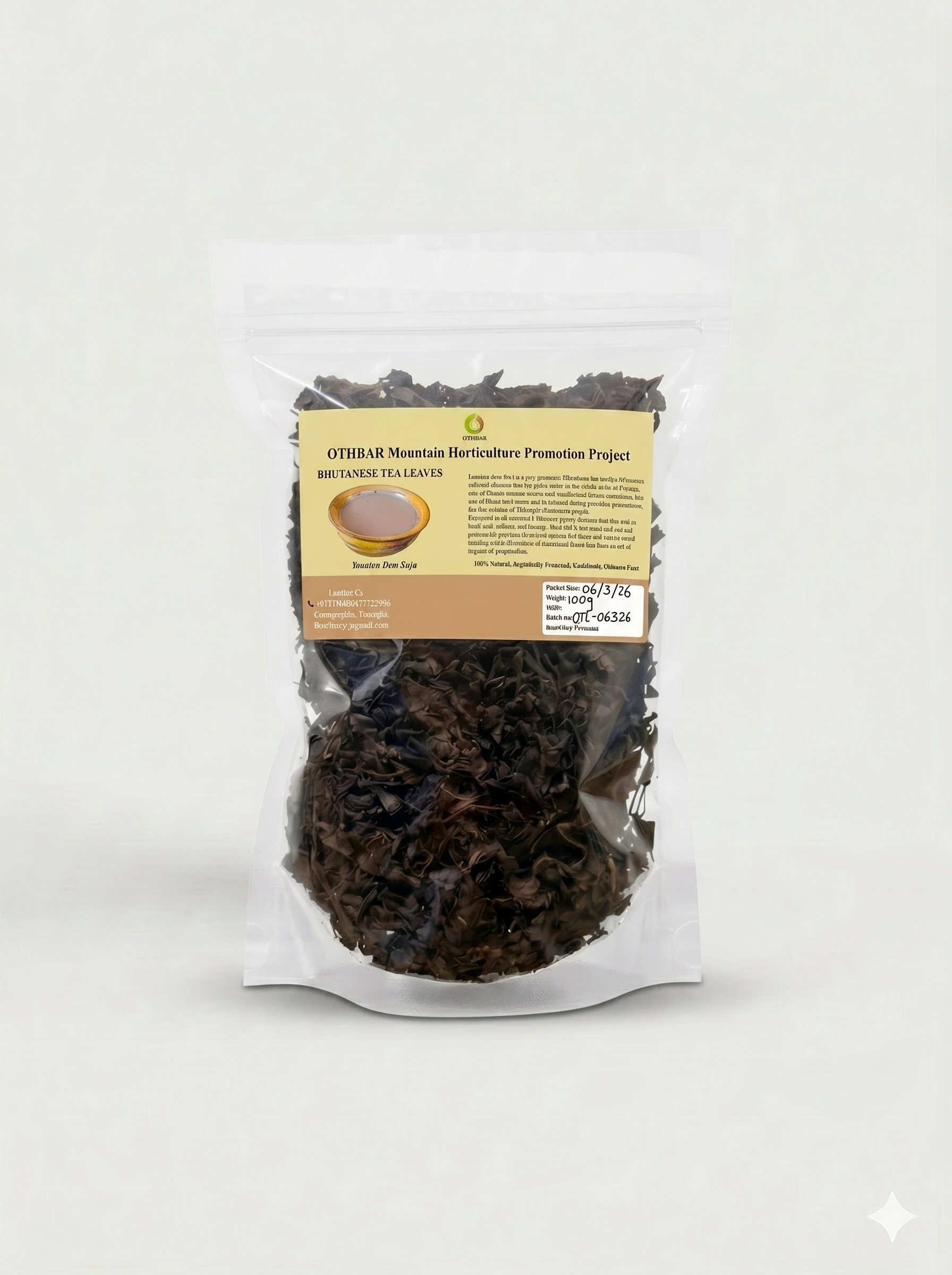 Bhutanese Tea Leaves (Younten Dem Suja)