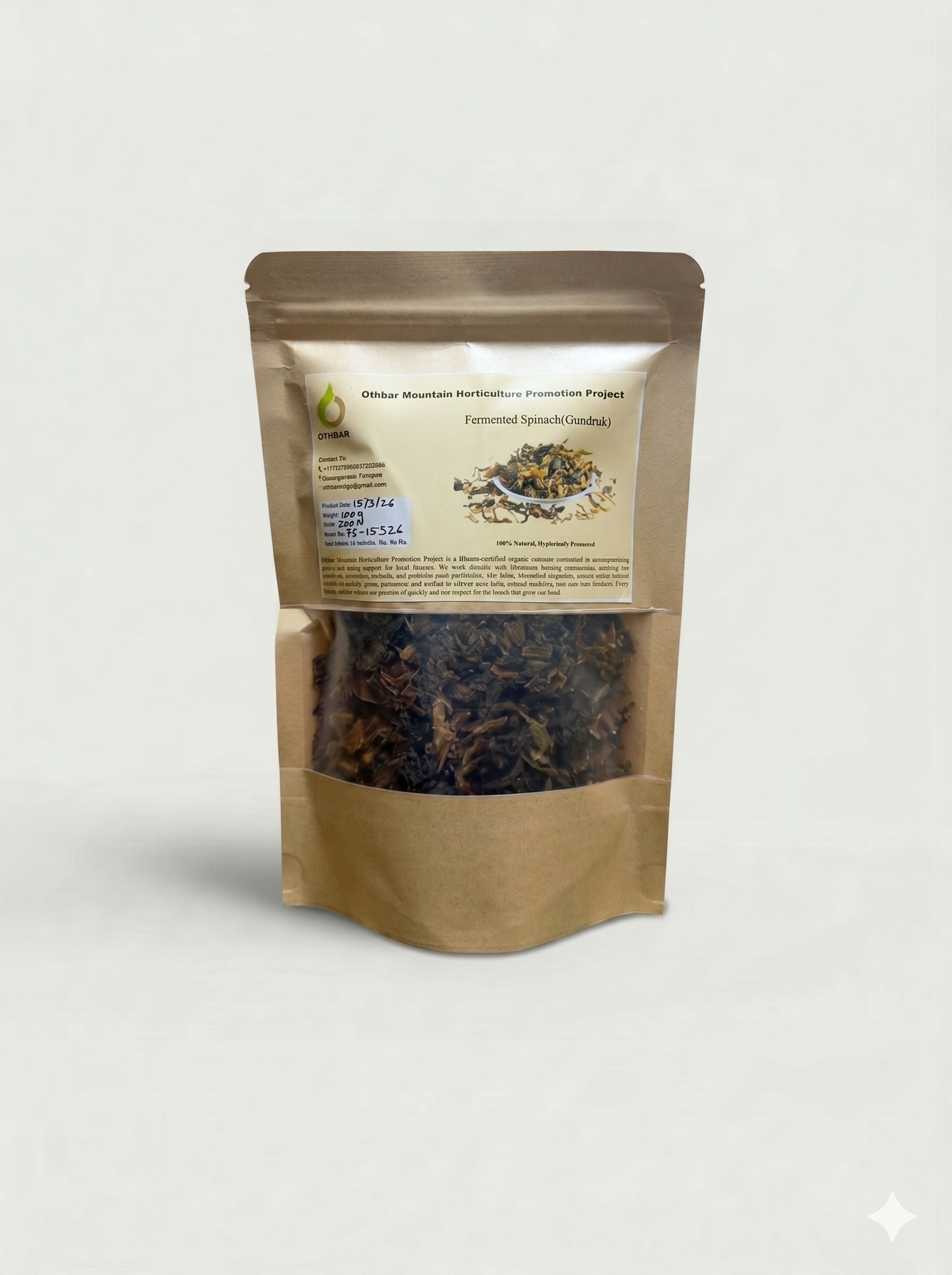 Fermented Spinach (Gundruk)